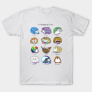 A Hedgehog Year  Art T-Shirt